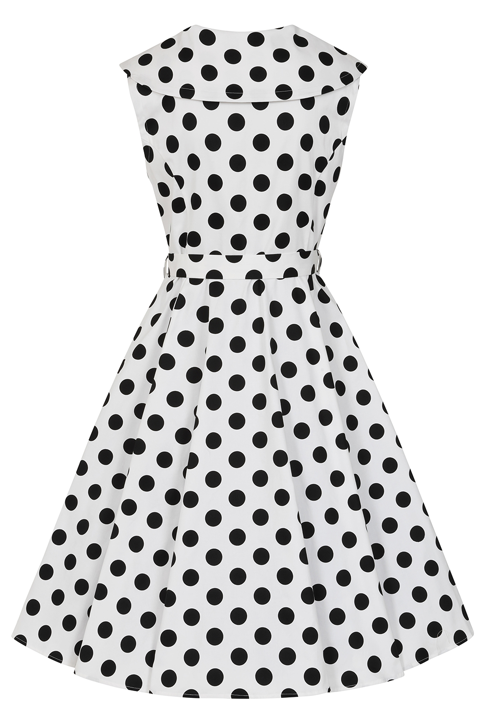 Clarissa Polka Dot Swing Dress in Extended Sizing